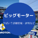 ビッグモーターはやばい?