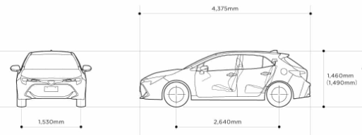 カローラのサイズ