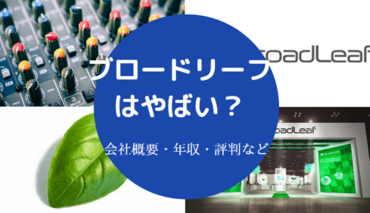 【ブロードリーフはやばい？】不祥事・評判・口コミ・評価など