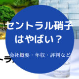 セントラル硝子はやばい?