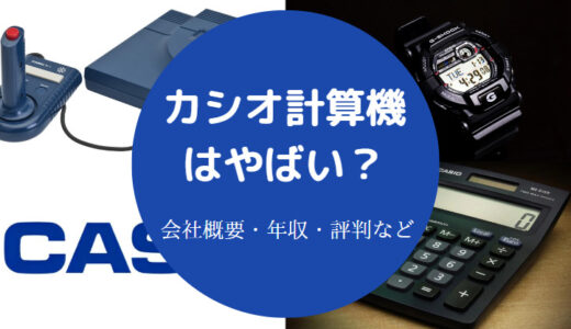 【カシオ計算機はやばい？】離職率・将来性・評判・口コミなど