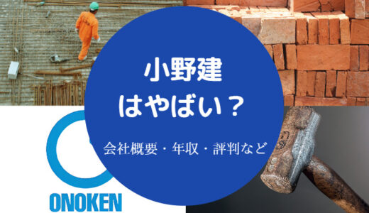 【小野建はやばい？】パワハラ？離職率・評判・年収低い？口コミなど