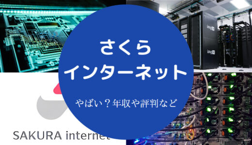 【さくらインターネットの将来性】ひどい？年収低い？就職難易度など