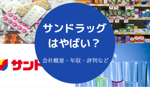 【サンドラッグは最悪？】離職率は？ノルマ？やばい？潰れる？など