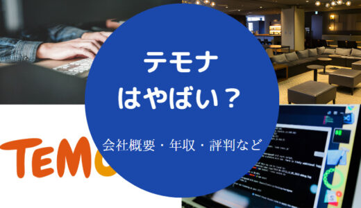 【テモナの将来性】評判・離職率・採用大学・年収・就職難易度など