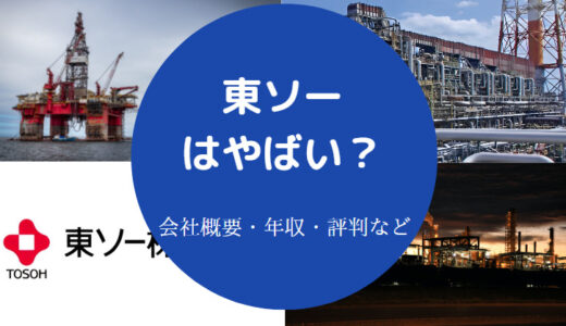 【東ソーはやばい？】評判は？激務？採用大学・年収・口コミなど