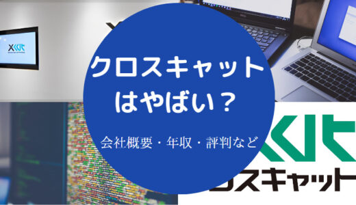 【クロスキャットはやばい？】難易度・評判・年収・採用大学など