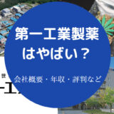第一工業製薬はやばい?