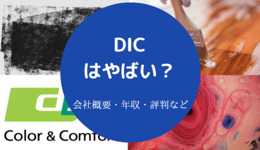 【DICはホワイト企業？】離職率・将来性・評判・年収・退職金など