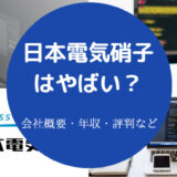 【日本電気硝子はやばい？】将来性・就職難易度・学歴フィルターなど