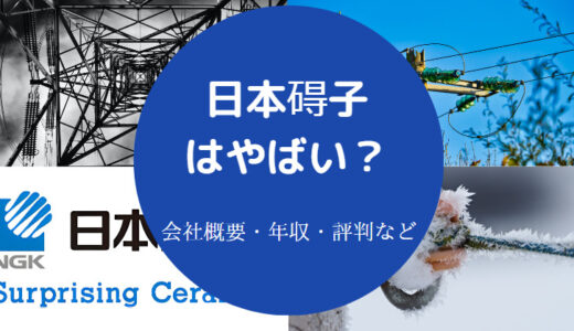 【日本碍子は潰れる？】やばい？激務？パワハラ？評判・年収など