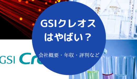 【GSIクレオスの就職難易度】採用大学・やばい？年収・評判・強み等