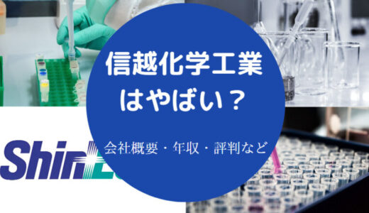 【信越化学工業はやばい？】勝ち組？パワハラ？潰れる？激務？離職率