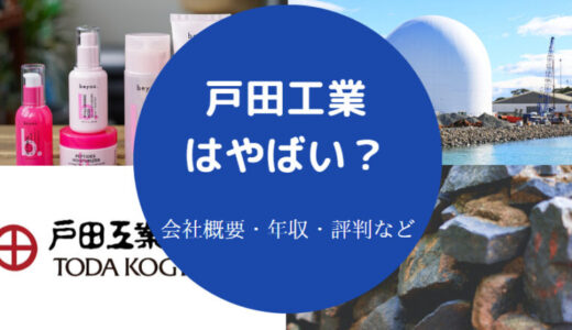 【戸田工業は危ない？】将来性・就職難易度・年収・採用大学・評判等