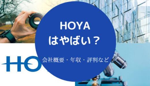 【HOYAはホワイト企業？】離職率・評判・年収・採用大学・ブラック？等