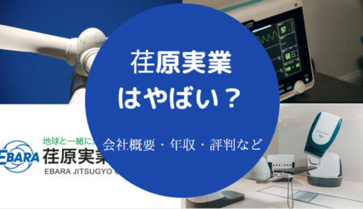 【荏原実業はホワイト？】就職難易度・年収・評判・パワハラ？など