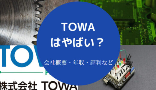 【TOWAはやばい？】年収・将来性・採用大学・評判・離職率など