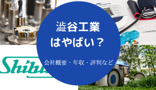 【澁谷工業の出身大学】年収低い？噂は？ホワイト？退職金・評判など