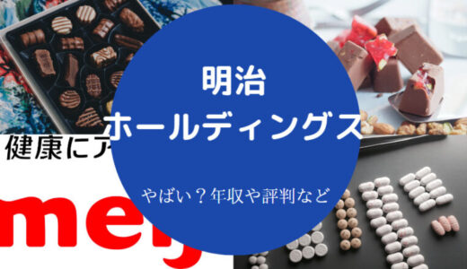 【明治ホールディングスはやばい？】年収低い？採用大学・離職率など