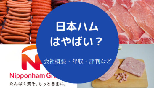 【日本ハムはホワイト企業？】年収低い？激務？就職難易度・評判など