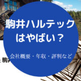 駒井ハルテックはやばいのか