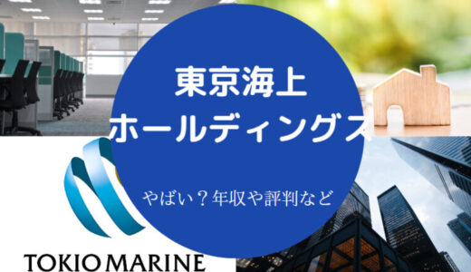 【東京海上ホールディングスはやばい？】年収・採用大学・評判など