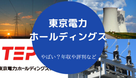 【東京電力ホールディングスは年収が高すぎ？】低い？ホワイト企業？