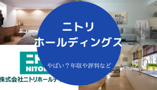 【ニトリホールディングスへの就職はやめとけ？】社員はきつい？年収