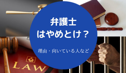 【弁護士はやめとけ？】食えないは嘘？コスパ最悪？転職・年収など